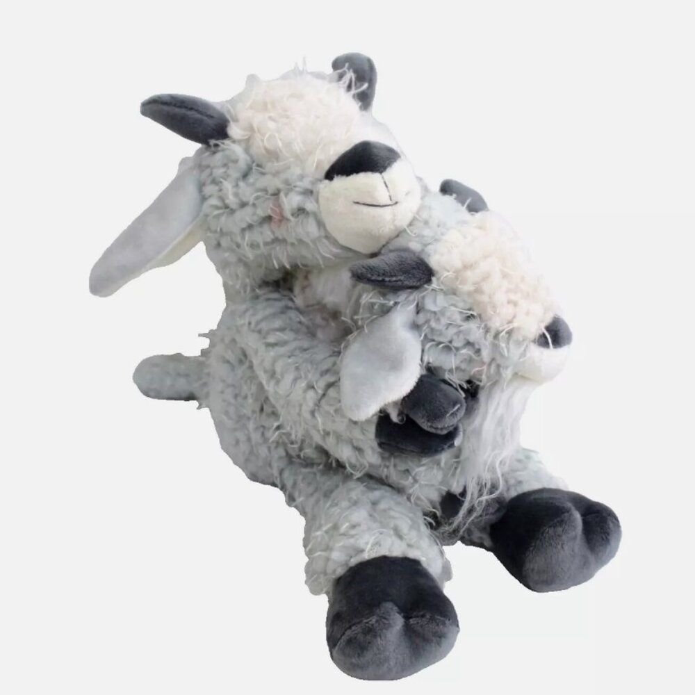 Bunnies by the Bay Baby & Me Billy Goat & Wittle Kid Plush Lovey 14"